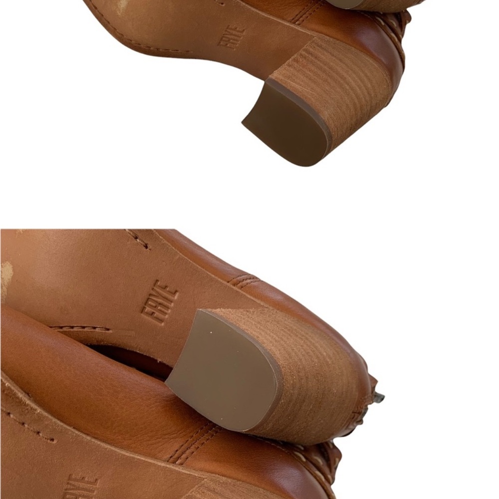 FRYE Boots Naomi Pickstitch Shootie Strappy Ankle Bootie 8.5 NWT